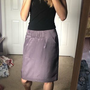 Purple Pencil Skirt